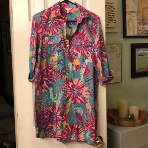 NWT Lilly Pulitzer shirt dress/tunic. Size sm